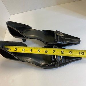 Stuart Weitzman Black Shoes with Buckle